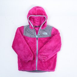 Berry Bear Hugs! The North Face Kids 4T Fuchsia Pink Plush Suave Oso High-Pile Fuzzy Fleece Hoodie Jacket