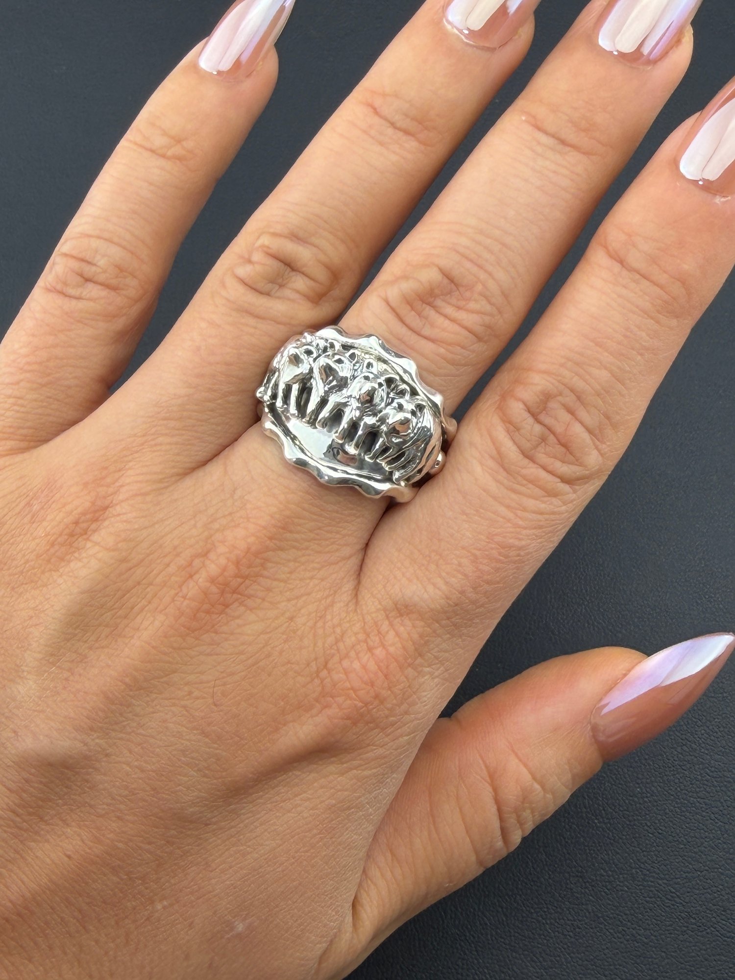 Signed Running Bear Native American Designer 925 Sterling Silver Pack ...