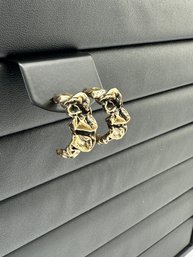 Luxurious Gold Alloy Plated Earrings