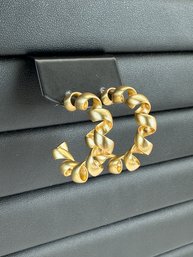 Luxurious Gold Alloy Plated Earrings