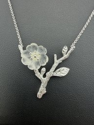 Necklace Brand New Solid 925 Sterling Silver Stamped Gold Electroplated