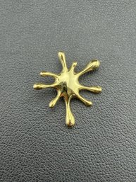 Pendant Brand New Solid 925 Sterling Silver Stamped Gold Electroplated