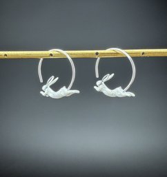 Dangle Earrings Brand New Solid 925 Sterling Silver Stamped Gold Electroplated