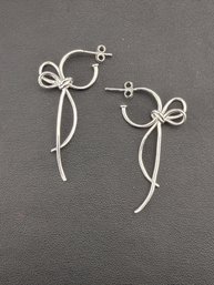 Dangle Earrings Brand New Solid 925 Sterling Silver Stamped Gold Electroplated