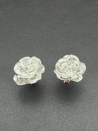 Stud Earrings Brand New Solid 925 Sterling Silver Stamped Gold Electroplated