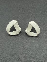 Stud Earrings Brand New Solid 925 Sterling Silver Stamped Gold Electroplated