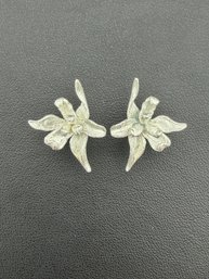 Stud Earrings Brand New Solid 925 Sterling Silver Stamped Gold Electroplated
