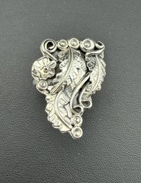Collectable Signed Zuni Artist, Henry Yawakia HBY Designer 925 Sterling Silver Leaves Ring- Brand New