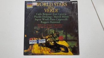 Sealed World Stars Sing Verdi Vinyl Record Album