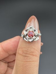 Brand New Moissanite Ring With GRA Certificate  Solid 925 Sterling Silver, 18K Gold Plated, Size 8, 0.5 CT