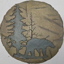 Pinetree's With Bear Plaque Wall Decor - (GSW)
