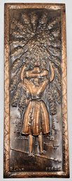 Copper Wall Hanging Made In Brazil - (bR2)
