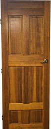 Wooden Door 6 Panel Design With Hinges - (R37) BT