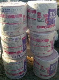Lot Of 6 - R13 Facado Insulation Owens Corning Pink - (J426)(T2)