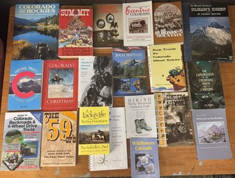 20 Assorted Books About Colorado - (S3)