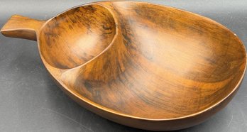 Hard Carved Wooden Serving Dish (K40.K1)
