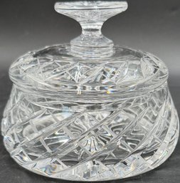 Stunning Ceskci Czech Cut Crystal Covered Bowl (K56.P1)