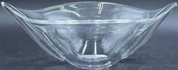 1950's Steuben Clear Crystal Glass Oblong Bowl (K58.P1)