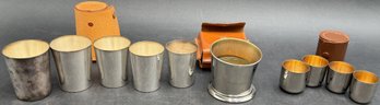 Vintage Stacking Hunting Cups From England & Germany  Collapsible Cup (K162.DC)