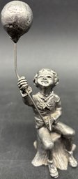 Michael Ricker Signed Numbered 387/2000 Pewter Boy (M137.FR3)
