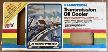 Vintage Hayden Transmission Oil Cooler New In Box - (SB3)