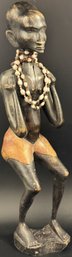 Vintage Hand-carved African Tribal Figure - (B53)(FRH)