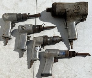 5 Vintage Pneumatic Air Tools - (SB1)
