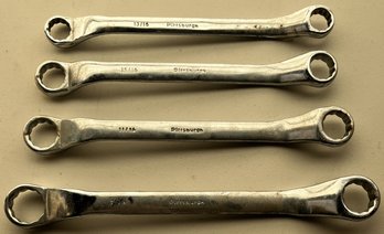 4 Pittsburgh Tool Co Double End Wrenches - (G1)