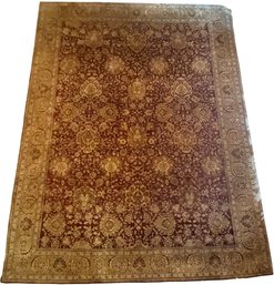 Vintage Traditional Mughal Agra-style Area Rug - Made In India - (B66)(DR)