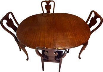 Vintage Queen Anne Style Extendable Dining Set - (B68)(DR)