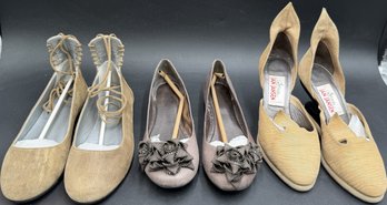 Neutral Toned Shoes By Jan Jansen, Kenneth Cole & Garnet Hill (K310.B1C)