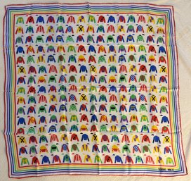Vintage Jockey Silks 'Thorobred Winners' Scarf (K315.B1C)