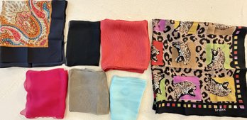 Solid Color & Printed Silk & Blended Silk Scarves (K318.B1C)