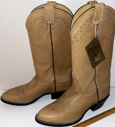 Men's 8 1/2 Nocona Genuine Elk Boots New With Tag - (U3)