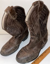 Childs Alamo Product 1151-100 Brown Leather Boots - (U3)