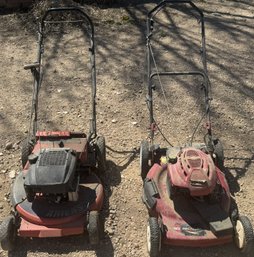 Set Of 2 Walk-behind Lawn Mowers (Z28)(G)