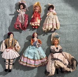 6 Vintage Dolls (K72.B2C)