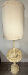 Mid-Century Wood/Metal/Acrylic Floor Lamp With Tray Table & Shade (M37.D)