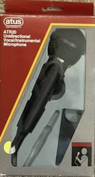 Audio-Technica Atus ATR20 Unidirectional Vocal And Instrumental Microphone With Box- (B381) (SR1)