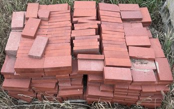 Over 175 Stacked Red Clay Bricks - (B83)(OS)