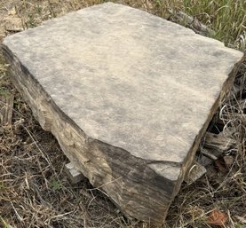 Large Natural Stone Landscape Block - Flat Top (Bench / Step) - (B101)(OS)
