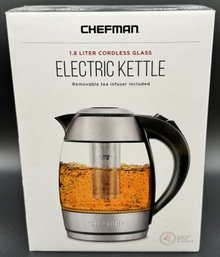 Chefman 1.8 Liter Cordless Glass Electric Kettle - (FR1)