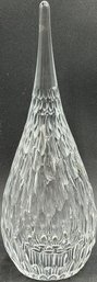 Mid 20th Century Josef Svarc Bohemia Glass Cut Crystal Faceted Droplet Sculpture Paperweight - (B132)(B1C)
