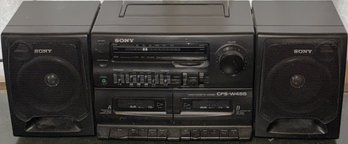 Vintage Sony CFS-W455 Stereo Radio Cassette-corder - (B165)(B3)