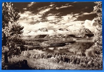 ' Tetons From Signal Mountain' Photo Plaque - (s2)