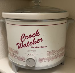 Vintage Hamilton Beach Crock Watcher Slow Cooker - (B33)(LRC)