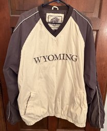 Wyoming Cowboys Pullover Windbreaker Jacket N-(B97)(FR1)