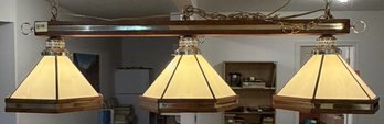 Vintage-style 3-light Linear Billiard Pendant Fixture (B178)(BT)