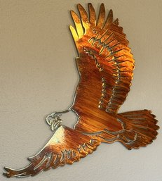 Soaring Eagle Metal Wall Art - (D)