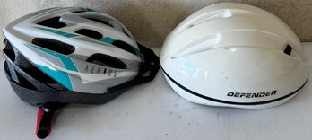2 Bike Helmets - (G)